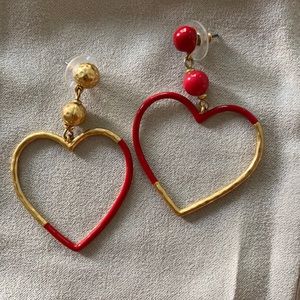 KATE SPADE HEART EARRINGS